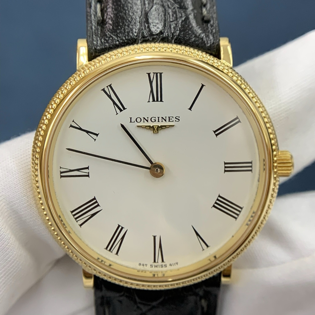 LONGINES - ロンジン 中古 メンズ LONGINES L847 手巻き 金無垢 LONGINES - ロンジン 中古 メンズ LONGINES L847 手巻き 金無垢