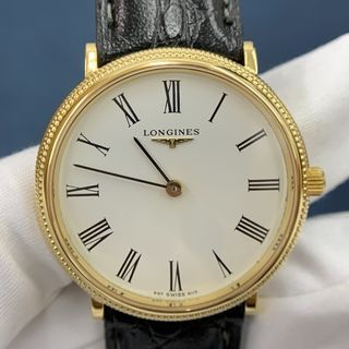 ロンジン(LONGINES)のロンジン 中古 メンズ LONGINES L847 手巻き 金無垢 K18 (腕時計(アナログ))