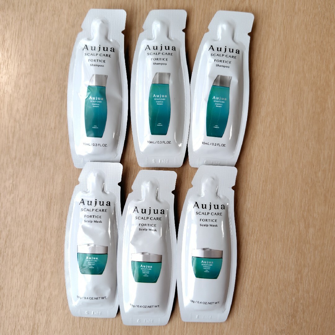 Aujua(オージュア)のAujua SCALP CARE FORTICE ｼｬﾝﾌﾟｰ&ﾄﾘｰﾄﾒﾝﾄ コスメ/美容のヘアケア/スタイリング(シャンプー/コンディショナーセット)の商品写真