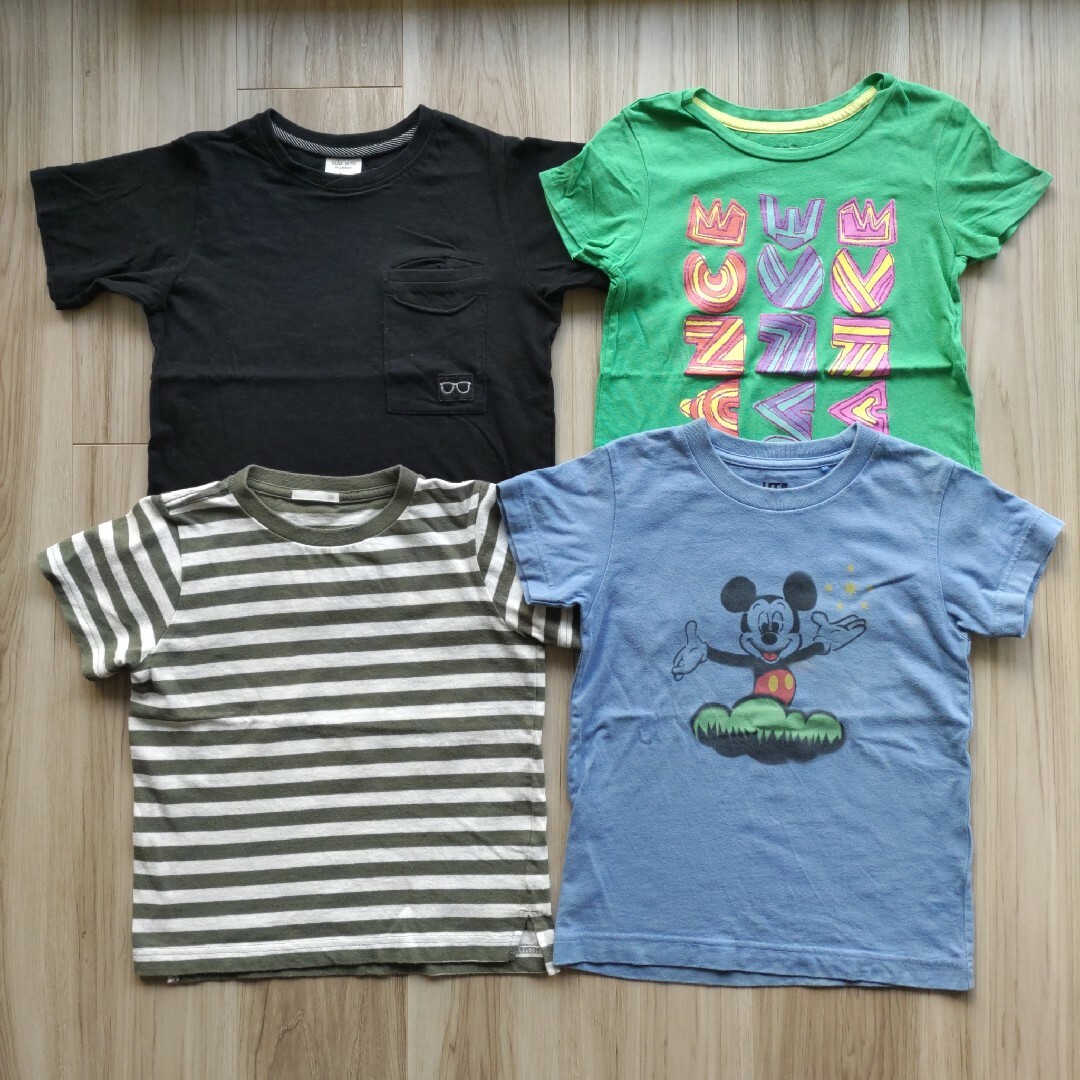 UNIQLO(ユニクロ)の半袖 Tシャツ 110 120 キッズ/ベビー/マタニティのキッズ服男の子用(90cm~)(Tシャツ/カットソー)の商品写真