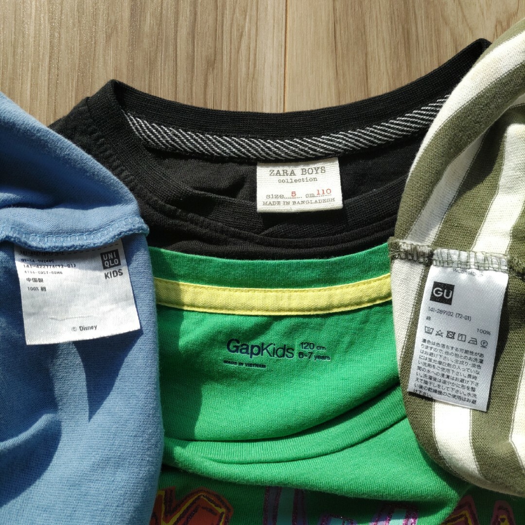 UNIQLO(ユニクロ)の半袖 Tシャツ 110 120 キッズ/ベビー/マタニティのキッズ服男の子用(90cm~)(Tシャツ/カットソー)の商品写真