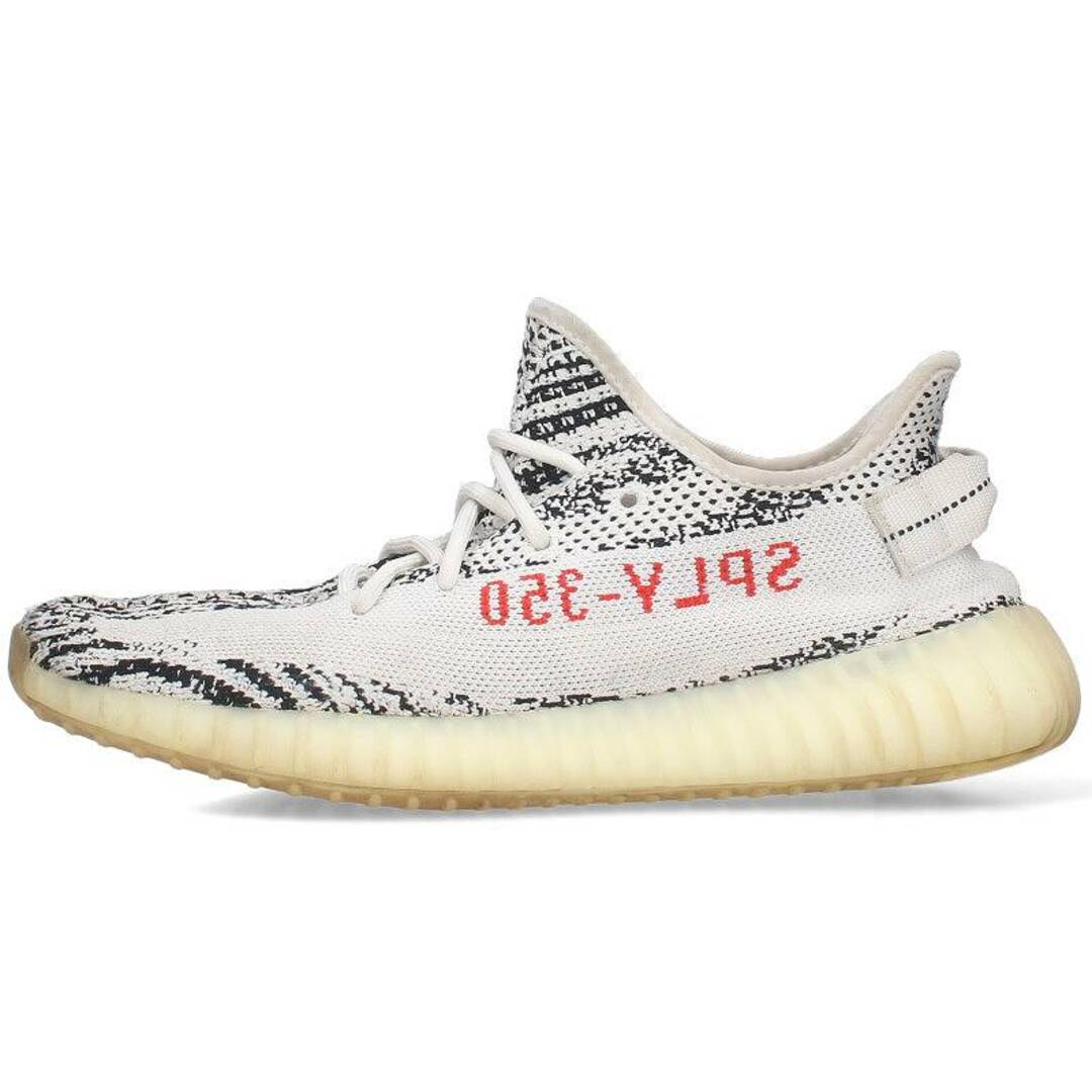 adidas(アディダス)のアディダス カニエウエスト  YEEZY BOOST 350 V2 ZEBRA CP9654 イージーブーストゼブラスニーカー メンズ 27.5cm メンズの靴/シューズ(スニーカー)の商品写真