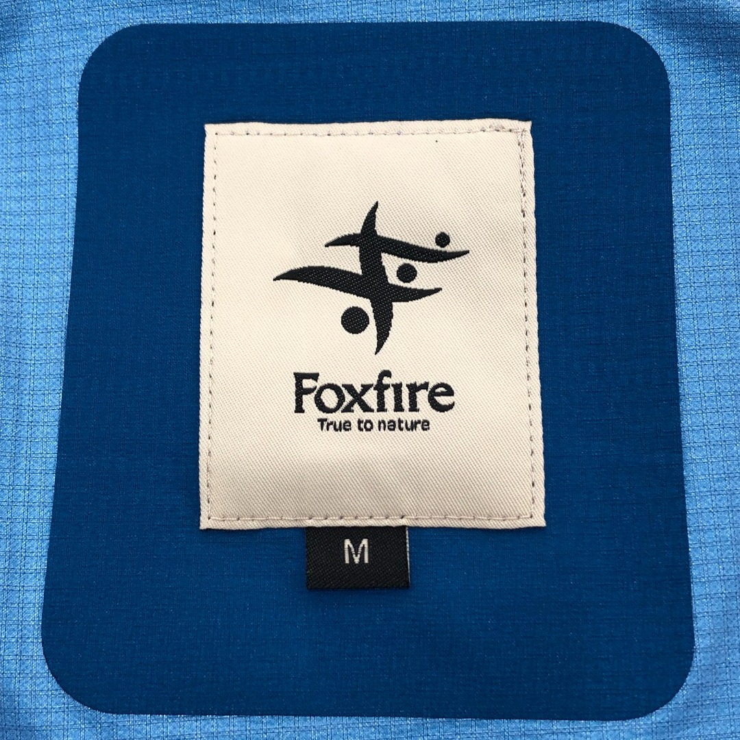 Foxfire(フォックスファイヤー)の□□Foxfire フォックスファイヤー 3Dウルトラライトレインジャケット Mサイズ 5011934 ブルー スポーツ/アウトドアのフィッシング(ウエア)の商品写真