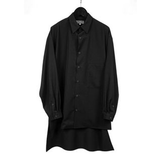 Yohji Yamamoto POUR HOMME - Yohji Yamamoto Pour Homme 20SS 前後段違いブラウス