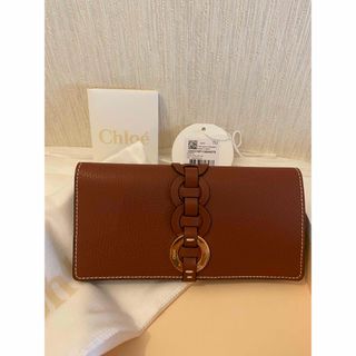 クロエ(Chloe)のクロエ CHLOE 財布 長財布 ダリル DARRYL 本革　レザー　ブラウン(財布)