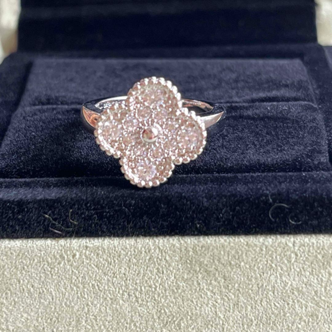 最高品質　ホワイトゴールド　 モアサナイト　16号リング指輪 　CZダイヤモンド レディースのアクセサリー(リング(指輪))の商品写真