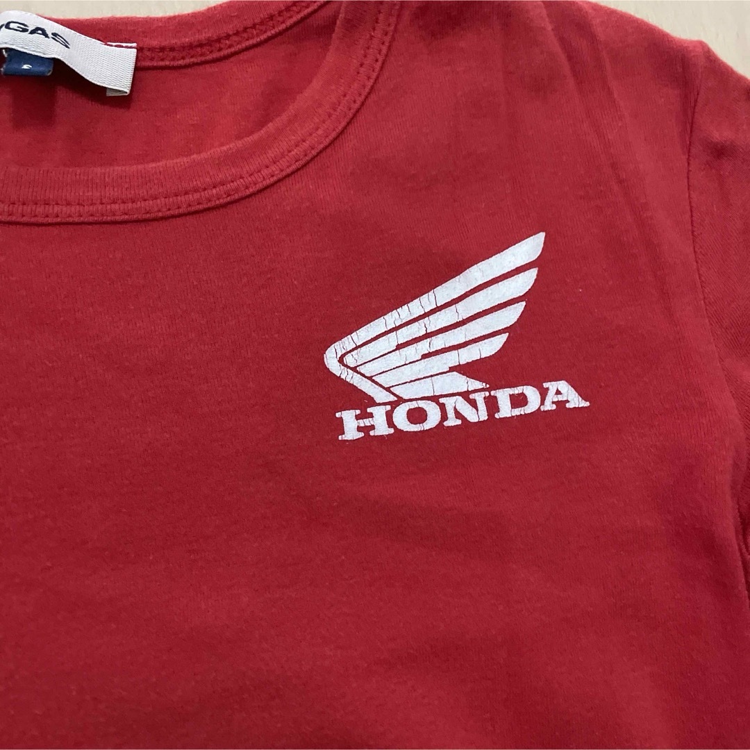 GAS(ガス)のロンT 長袖Tシャツ S GAS HONDA レディース レディースのトップス(Tシャツ(長袖/七分))の商品写真