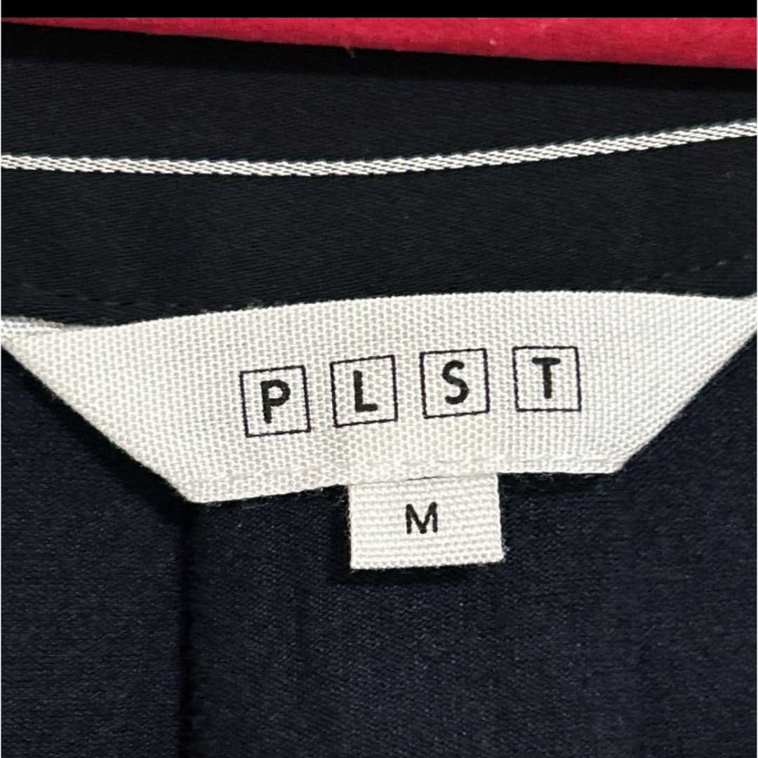 PLST(プラステ)のプラステ　オフィス　レディース　カットソー　長袖　M ストライプ レディースのトップス(シャツ/ブラウス(長袖/七分))の商品写真