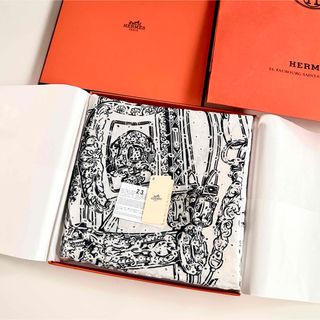 エルメス(Hermes)の未使用品エルメスHERMESカレ70ブリッド・ドゥ・ガラ エンブロイダリー刺繍(バンダナ/スカーフ)