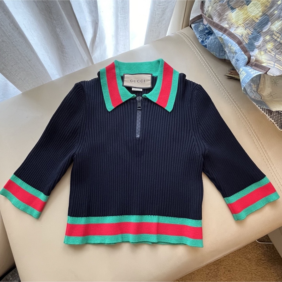 GUCCI - GUCCI クロップド ポロシャツ ウィンター着用の通販 by GUCCI - GUCCI クロップド ポロシャツ ウィンター着用の通販 by