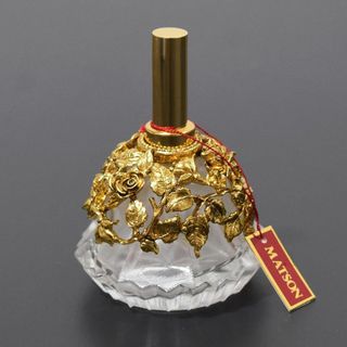 未使用 MATSON 24KT アンティーク 薔薇 金 パフュームボトル 香水瓶(小物入れ)