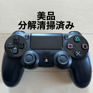プレイステーション4(PlayStation4)の美品 SONY PS4 純正 コントローラー DUALSHOCK4 ブラック(家庭用ゲーム機本体)
