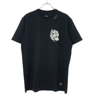 クライミー(CRIMIE)のCRIMIE クライミー LILY SKULL SIGN T SHIRT リリースカルプリントTシャツ ブラック XL CR1-02C3(Tシャツ/カットソー(半袖/袖なし))