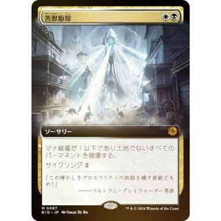 FOIL】【拡張アート版】マジックザギャザリング BIG JP 0087 害 FOIL】【拡張アート版】マジックザギャザリング BIG JP 0087 害