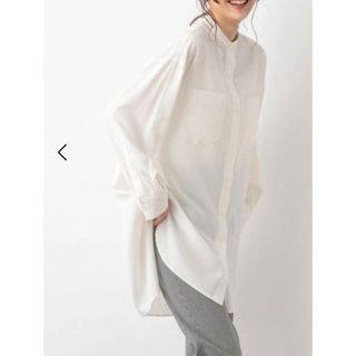 GLOBAL WORK - ●新品　グローバルワーク　お手入れらくらくチュニックシャツ