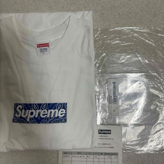 シュプリーム(Supreme)の正規品 supreme Tシャツ bandana ホワイト L(Tシャツ/カットソー(半袖/袖なし))