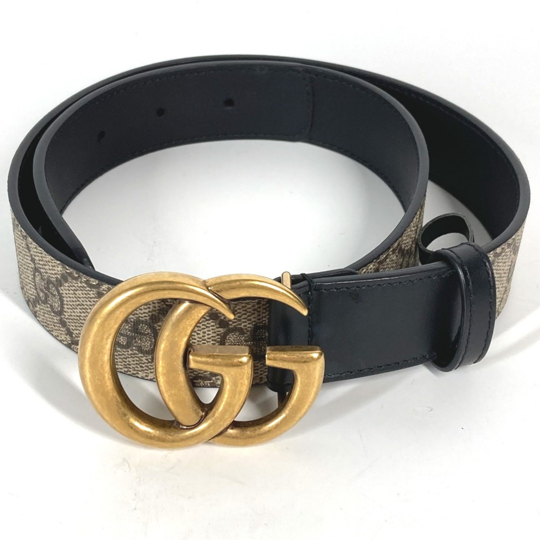 Gucci(グッチ)のグッチ GUCCI ダブルG バックル 625839 GG ベルト GGスプリームキャンバス ベージュ 美品 レディースのファッション小物(ベルト)の商品写真