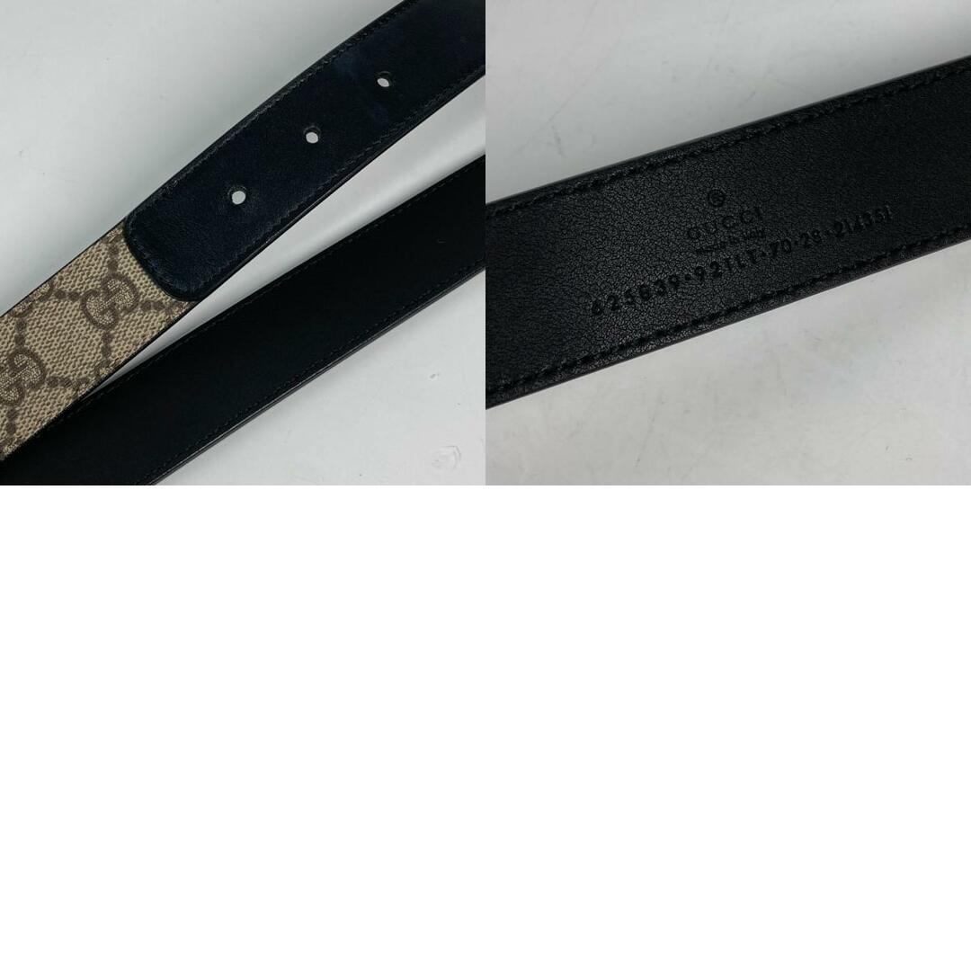 Gucci(グッチ)のグッチ GUCCI ダブルG バックル 625839 GG ベルト GGスプリームキャンバス ベージュ 美品 レディースのファッション小物(ベルト)の商品写真