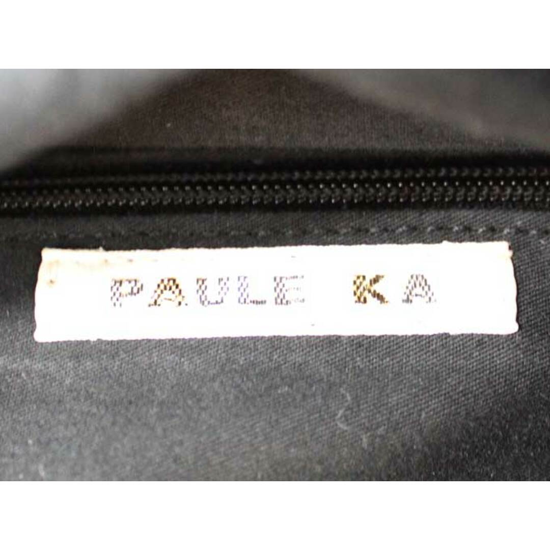 PAULE KA(ポールカ)の【夏物 新入荷】★PAULE KA/ポールカ★かごバッグ/持ち手レザー/おしゃれ/カジュアル/きれいめ/バッグ/鞄 ブラック/黒 レディース【中古】春夏514042 レディースのバッグ(かごバッグ/ストローバッグ)の商品写真