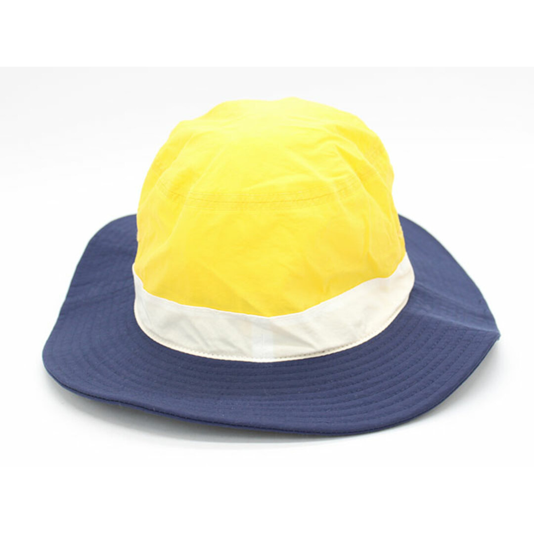 HELLY HANSEN(ヘリーハンセン)の【新入荷】◇HELLY HANSEN/ヘリーハンセン◇Tri Fielder Hat/トライフィールダーハット/アウトドア/スポーツ/帽子/小物 ネイビー×イエロー×ホワイト/紺×黄×白 レディース L【中古】春夏秋冬 hat etc 314042 レディースの帽子(ハット)の商品写真