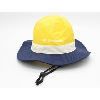 ヘリーハンセン(HELLY HANSEN)の【新入荷】◇HELLY HANSEN/ヘリーハンセン◇Tri Fielder Hat/トライフィールダーハット/アウトドア/スポーツ/帽子/小物 ネイビー×イエロー×ホワイト/紺×黄×白 レディース L【中古】春夏秋冬 hat etc 314042(ハット)