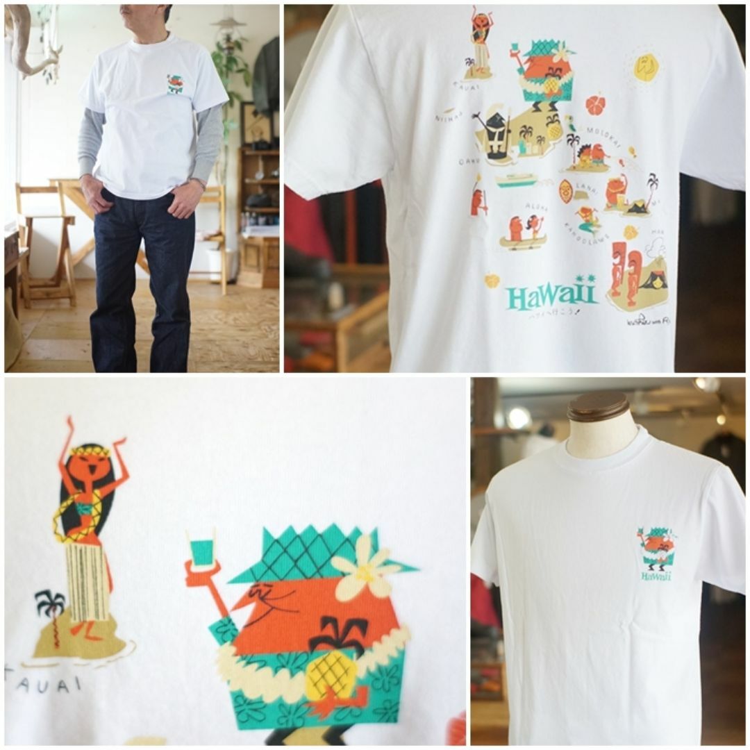 Sun Surf(サンサーフ)のSUNSURF サンサーフ　アンクルトリス　半袖プリントTシャツ 79385 L メンズのトップス(Tシャツ/カットソー(半袖/袖なし))の商品写真