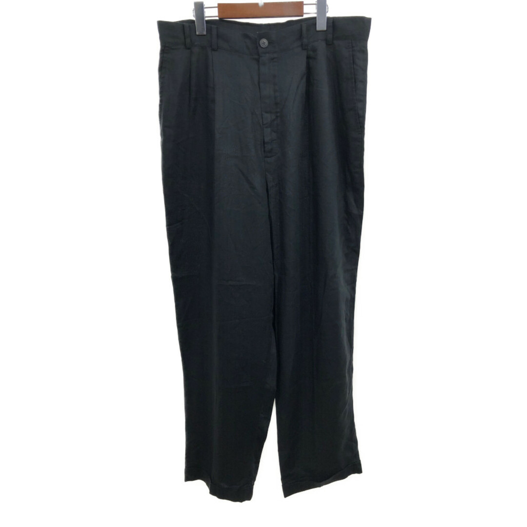90年代 METROPOLITAN VIEW 2タック リネン スラックスパンツ 90年代 METROPOLITAN VIEW 2タック リネン スラックスパンツ