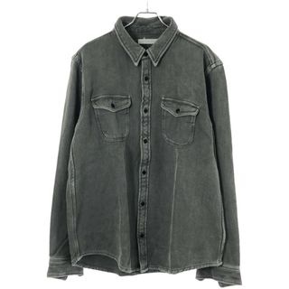 アウターノーン(OUTERKNOWN)のouterknown アウターノウン Chroma Blanket Shirt オーガニックコットンブランケットシャツ  グレー系 XL(シャツ)