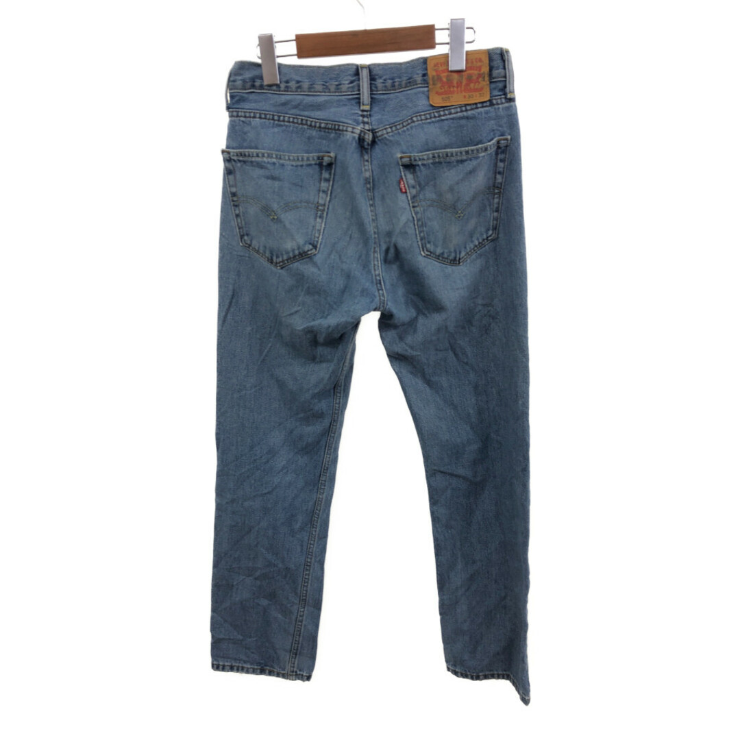 Levi's(リーバイス)のLevi's リーバイス 505 デニムパンツ アメカジ ブルー (メンズ W30 L32) 中古 古着 Q3343 メンズのパンツ(デニム/ジーンズ)の商品写真