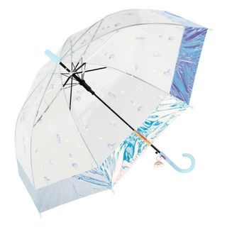 キッズ 裾オーロラ ビニール傘 55cm(傘)