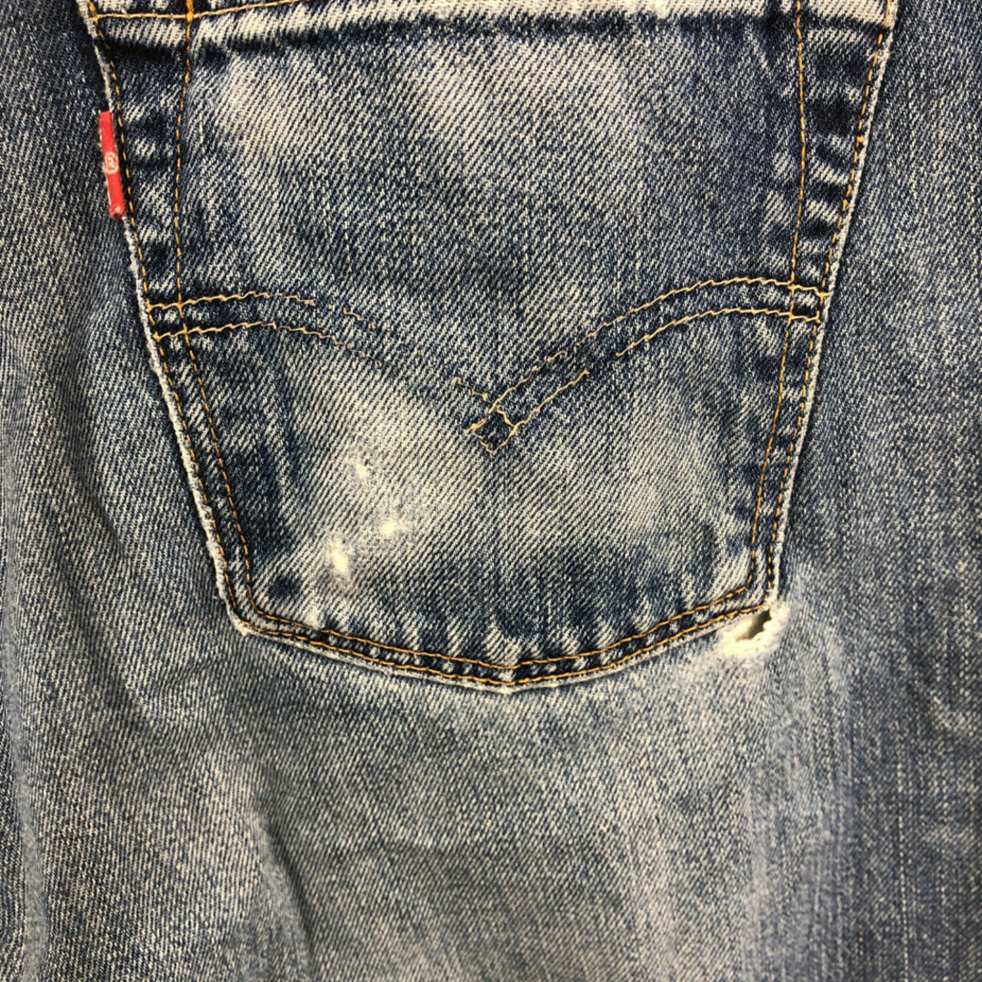 Levi's(リーバイス)のLevi's リーバイス 501 デニムパンツ アメカジ ブルー (メンズ W30 L30) 中古 古着 Q3345 メンズのパンツ(デニム/ジーンズ)の商品写真