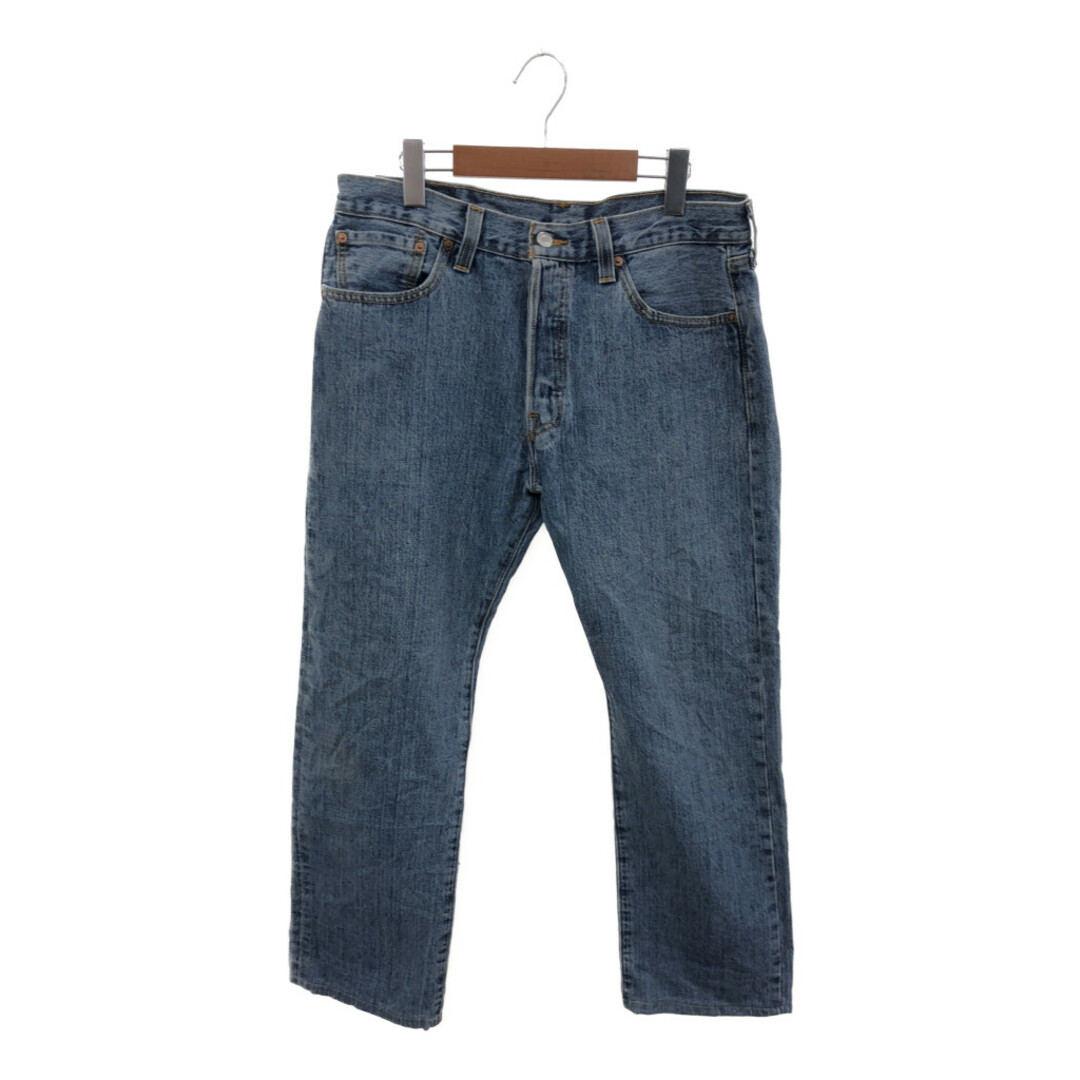 Levi's(リーバイス)のLevi's リーバイス 501 デニムパンツ アメカジ ブルー (メンズ W34 L32) 中古 古着 Q3359 メンズのパンツ(デニム/ジーンズ)の商品写真