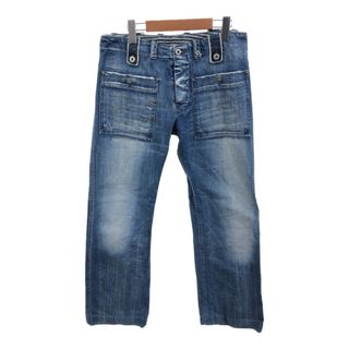 ディーゼル(DIESEL)の90年代 DIESEL ディーゼル デニムパンツ アメカジ ブルー (メンズ W30) 中古 古着 Q3360(デニム/ジーンズ)