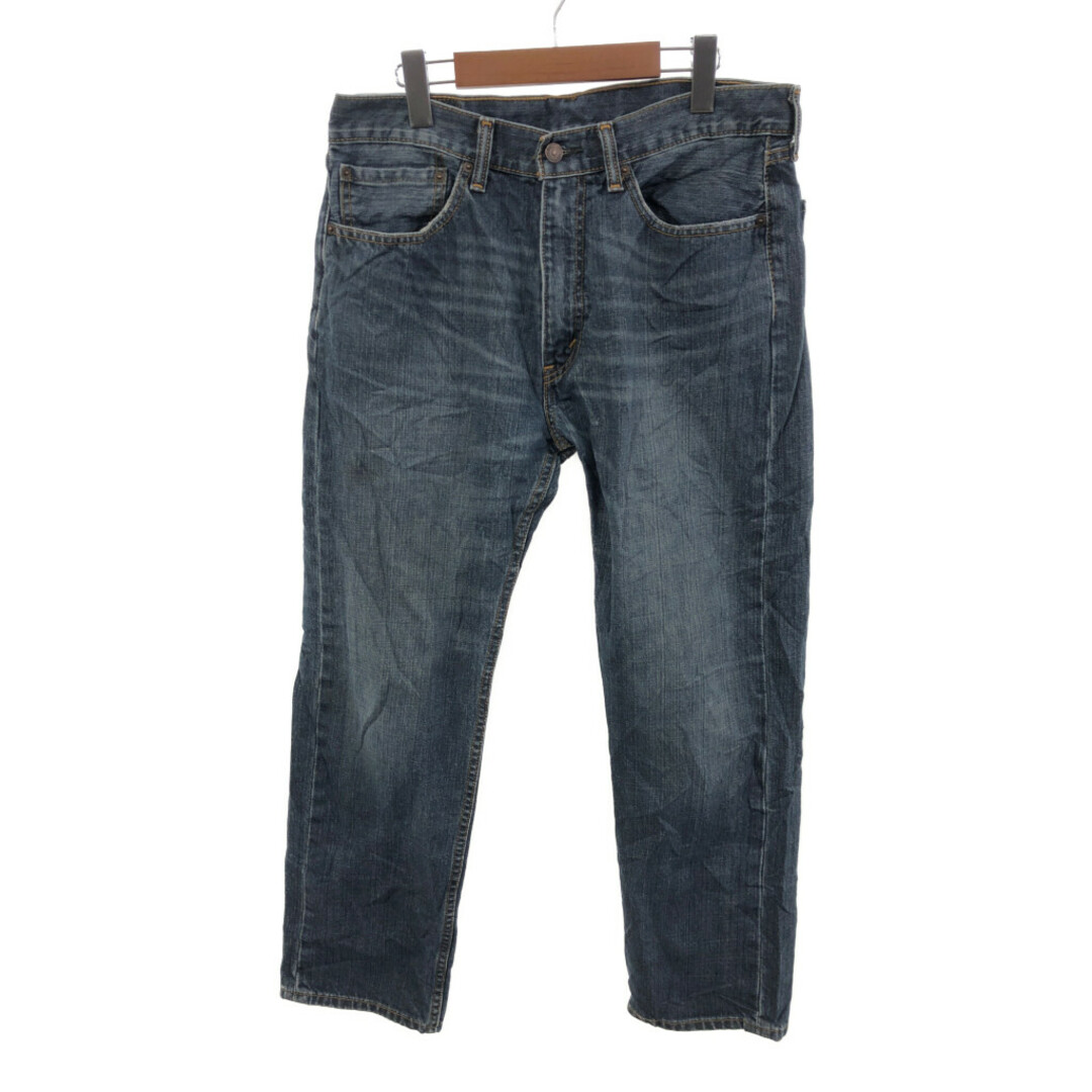 Levi's(リーバイス)のLevi's リーバイス 505 デニムパンツ アメカジ ブルー (メンズ W34 L30) 中古 古着 Q3369 メンズのパンツ(デニム/ジーンズ)の商品写真