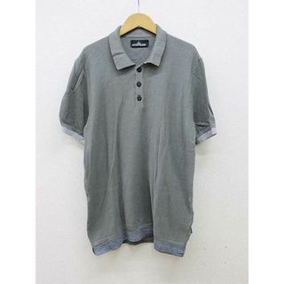 STONE ISLAND - 【夏物新入荷】■STONE ISLAND/ストーンアイランド■半袖ポロシャツ/半袖 カーキ メンズ XXL【中古】夏 514042