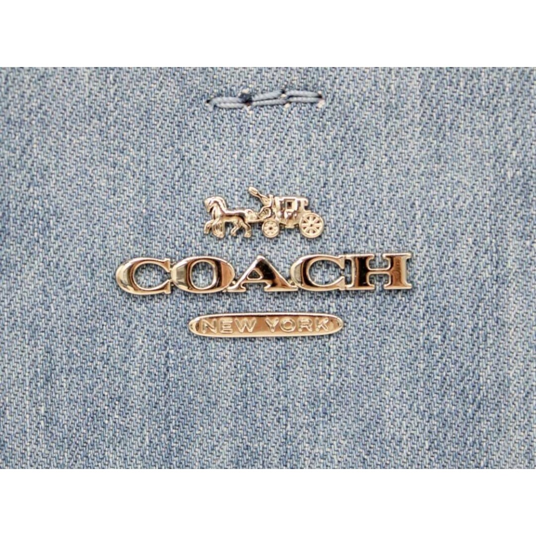 COACH(コーチ)の【新入荷】新品未使用品◇COACH/コーチ◇デニム2wayバッグ/91136/ハンドバッグ/ショルダーバッグ/BAG/鞄 ライトインディゴ×ネイビー レディース 春夏秋冬 114042 レディースのバッグ(その他)の商品写真