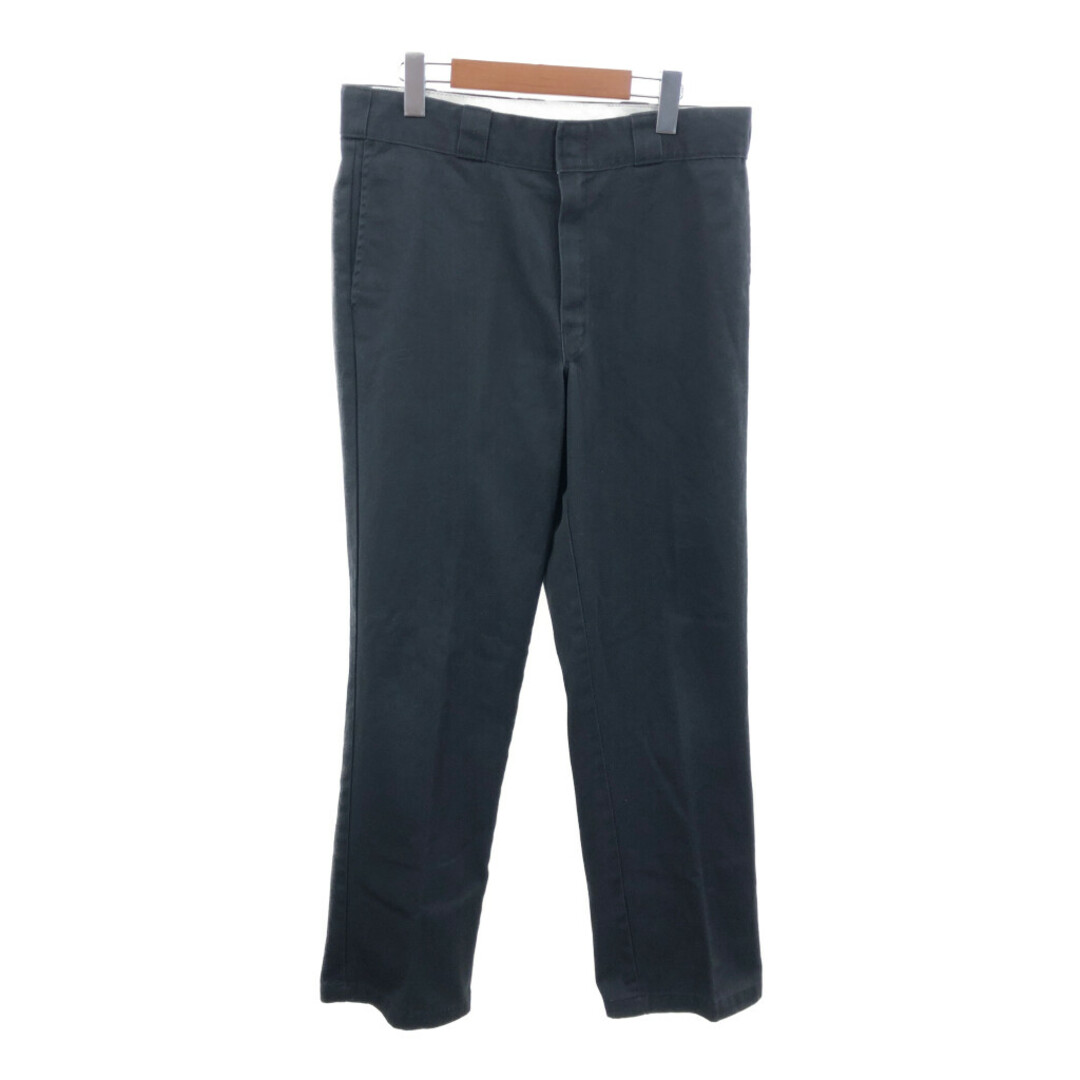 Dickies(ディッキーズ)のDickies ディッキーズ 874 ワークパンツ ブラック (メンズ 33×32) 中古 古着 Q3379 メンズのパンツ(その他)の商品写真