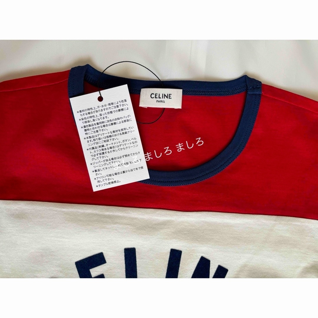 celine(セリーヌ)のりお⭐︎様ご予約品です❣️セリーヌ Tシャツ2024SS 現行品 size S レディースのトップス(Tシャツ(半袖/袖なし))の商品写真