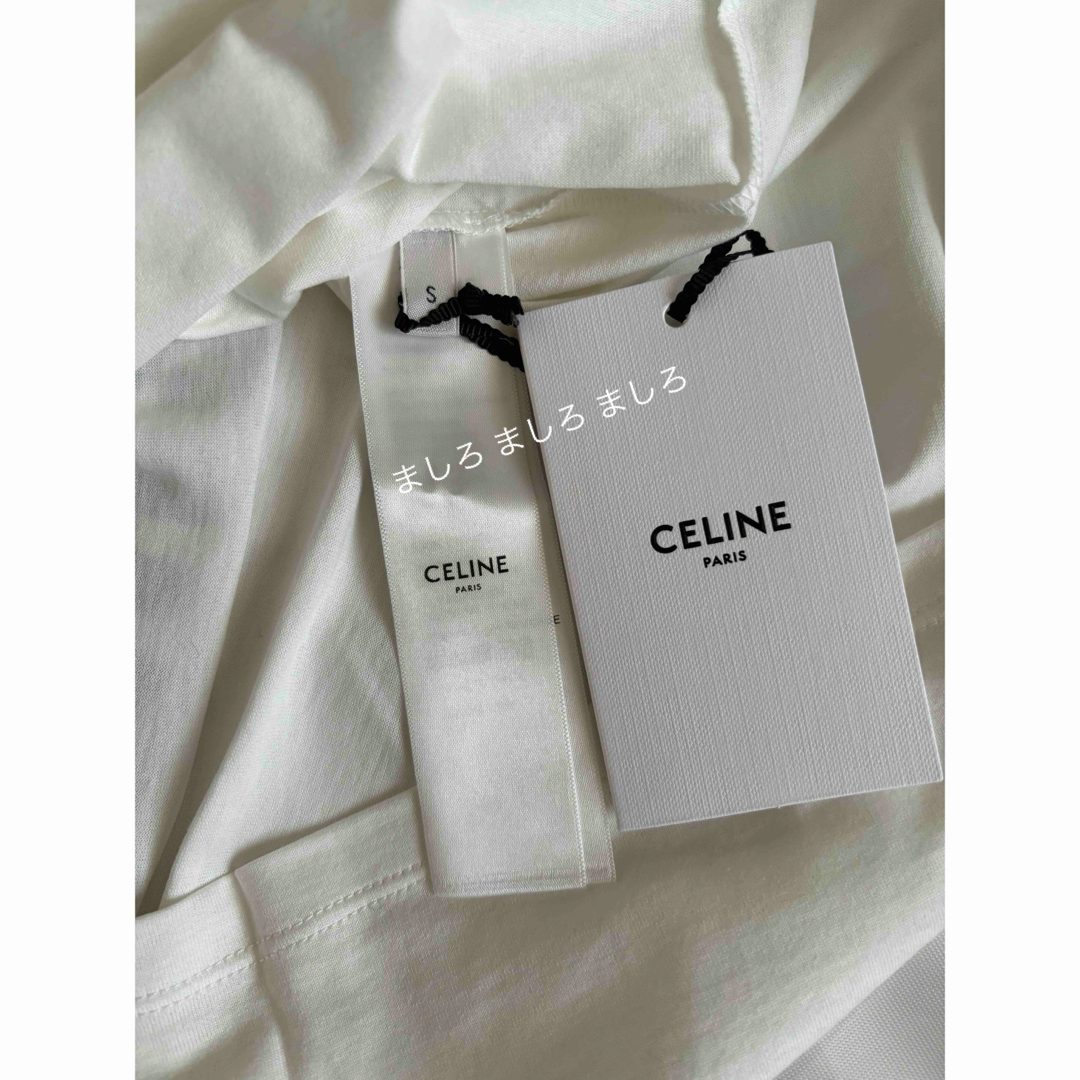 celine(セリーヌ)のりお⭐︎様ご予約品です❣️セリーヌ Tシャツ2024SS 現行品 size S レディースのトップス(Tシャツ(半袖/袖なし))の商品写真
