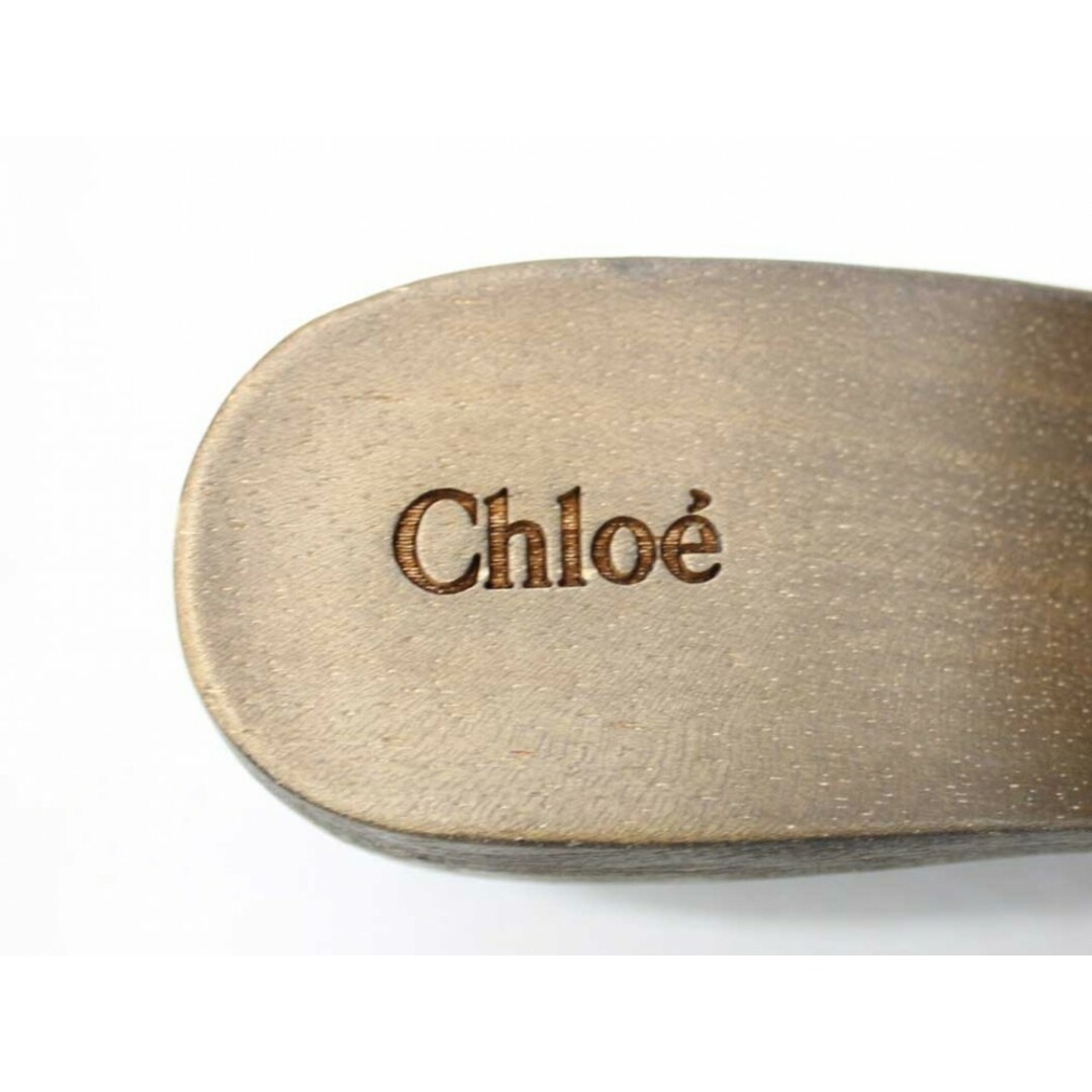 Chloe(クロエ)の【夏物 新入荷】★Chloe/クロエ★ウェッジソールサンダル/かわいい/おしゃれ/サンダル/靴  キャメル×ブラウン レディース 37サイズ【中古】夏 314042 レディースの靴/シューズ(サンダル)の商品写真