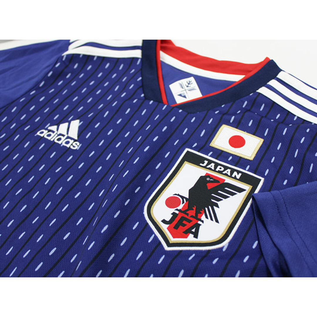 adidas(アディダス)の【夏物 新入荷!】▲SAMURAI BLUE/サムライ・ブルー/日本代表レプリカユニフォーム/半袖Tシャツ▲160cm 紺 アディダス/adidas サッカー 教室 トレーニング 練習 観戦【中古】子供服 キッズ kids ジュニア 男の子 女の子 夏 tops lessons 114042 スポーツ/アウトドアのサッカー/フットサル(ウェア)の商品写真