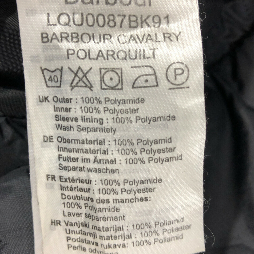 Barbour(バーブァー)のBarbour バブアー Polar Quilts ポーラーキルト ジャケット ブラック (レディース 4) 中古 古着 Q3406 レディースのジャケット/アウター(その他)の商品写真