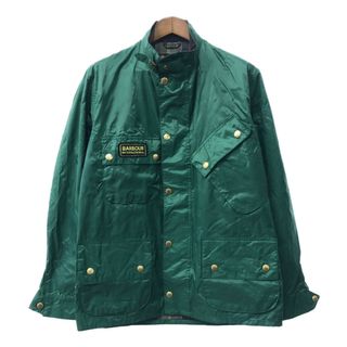 バーブァー(Barbour)のBarbour バブアー INTERNATIONAL インターナショナル ナイロンジャケット グリーン (メンズ XL) 中古 古着 Q3416(その他)