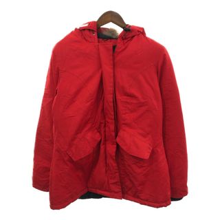 ウールリッチ(WOOLRICH)のUSA製 WOOLRICH ウールリッチ ダウンジャケット コヨーテファー レッド (レディース XS) 中古 古着 Q3410(ダウンジャケット)