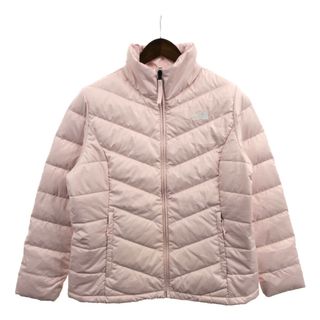 ザノースフェイス(THE NORTH FACE)のTHE NORTH FACE ノースフェイス ダウンジャケット アウトドア 防寒 550フィルパワー ピンク (レディース XL) 中古 古着 Q3423(ダウンジャケット)