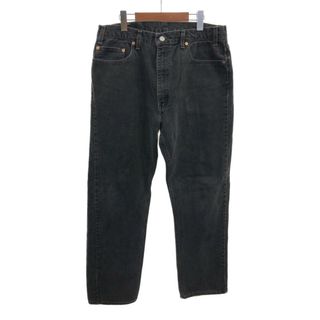 リーバイス(Levi's)の90年代 Levi's リーバイス 505 デニムパンツ アメカジ ブラック (メンズ W38 L32) 中古 古着 Q3433(デニム/ジーンズ)