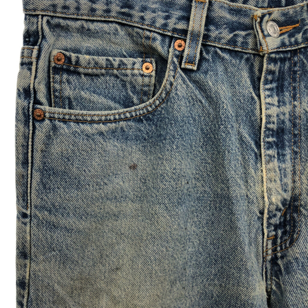 Levi's(リーバイス)の2000年代～ Levi's リーバイス 517 ブーツカット デニムパンツ アメカジ ブルー (メンズ W33 L34) 中古 古着 Q3430 メンズのパンツ(デニム/ジーンズ)の商品写真