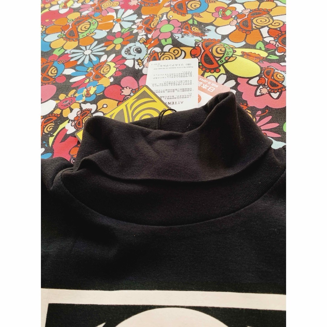 HYSTERIC MINI(ヒステリックミニ)のHYSTERIC MINI タートルネック長袖Tシャツ　ふんわり仕立て　ブラック キッズ/ベビー/マタニティのキッズ服男の子用(90cm~)(パジャマ)の商品写真