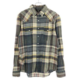 RRL ダブルアールエル マドラスチェックウエスタンシャツ ミックスカラー XL 782858304001