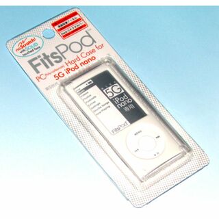 第5世代 iPod nano ハードケース 保護フィルム/Dカバー付 ホワイト(ポータブルプレーヤー)